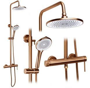 Душова система Rea Foss Clif brushed copper (REA-P3914) 24006 фото