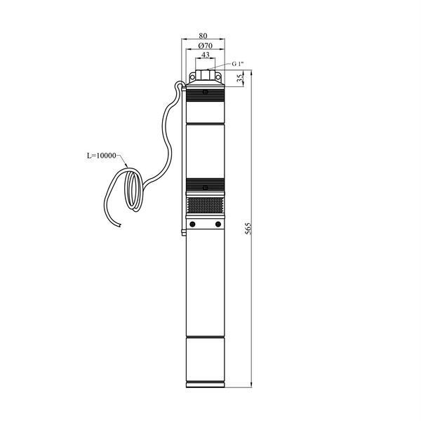 Насос глубинный Forwater 3QGDa370-80 CV021779 фото