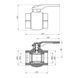 Кран шаровой PPR GrandiTherm 63 мм CV018585 фото 2