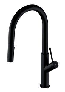 Змішувач для кухні Omnires Bend matt black (BE6455BL) 19305 фото