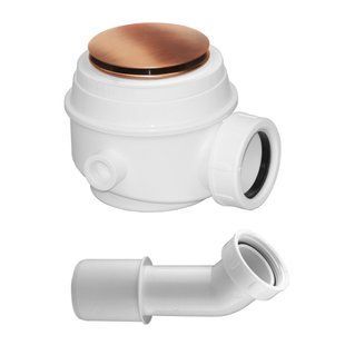 Сифон для ванни та душового піддону Omnires brushed copper (WB01XCPB) 20895 фото