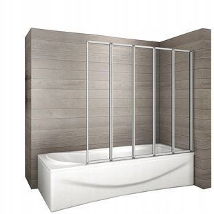 Штора для ванни Rea Idea 120x140 скло прозоре (REA-W0850) 11139 фото