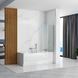Штора для ванны Rea Lagos Fix 70x140 стекло прозрачное, хром (REA-W5674) 22496 фото 2