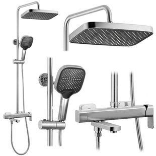 Душова система для ванни та душу Rea Arlo nikiel brush (REA-P7340) 24020 фото