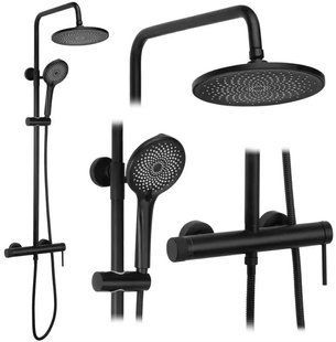 Душова система Rea Foss Clif black (REA-P5645) 24021 фото