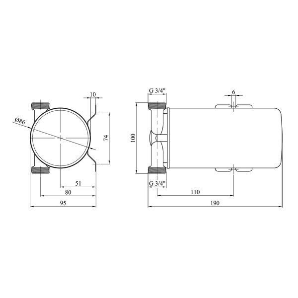 Насос для підвищення тиску Forwater W15G-15 CV021651 фото
