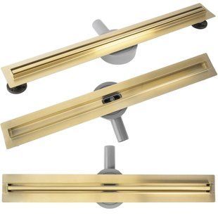 Трап Rea Neox Slim Pro brushed gold 100 (REA-G6990) 22494 фото