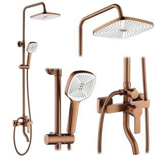 Душова система Rea Argus brushed copper (REA-P3001) 23803 фото