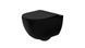 Унитаз Rea Carlo Mini Rimless 48x37 black mat + сиденье дюропласт soft-close (REA-C8489) 15864 фото 1