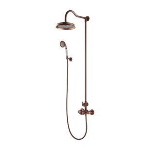 Душевая система с термостатом Omnires Armance antique copper (AM5244-6ORB) 19666 фото