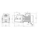 Насос поверхневий Grandwater JSW 15M 1,5 кВт CV017559 фото 2