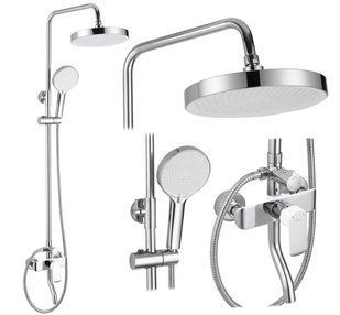 Душевая система Rea Bloom white/chrome (REA-P9527) 20796 фото