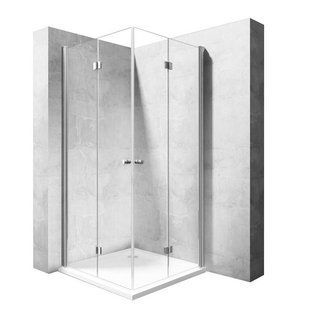 Душевая кабина Rea Fold N2 Set 90x90 безопасное стекло, прозрачное (REA-K9991) 10169 фото