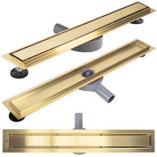 Трап Rea Neox Pro brushed gold 100 (REA-G2850) 22480 фото