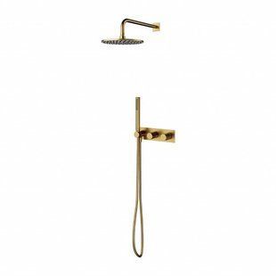 Душевая система скрытого монтажа Omnires Contour brushed gold (SYSCT10GLB) 16948 фото