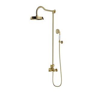 Душевая система с термостатом Omnires Armance brushed brass (AM5244-6BSB) 20881 фото