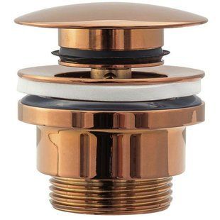 Донный клапан Rea click-clack универсальный, copper (REA-A5698) 24516 фото