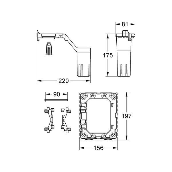 Комплект для переоснащення інсталяцій Grohe Rapid SL Fresh 38967000 CV031959 фото