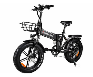 Складаний електровелосипед Fatbike Maraton Trigo 20" (1200W, 48V, 24Ah) 07 фото