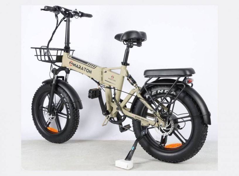 Складной электровелосипед Fatbike Maraton Trigo 20" (1200 Вт, 48 В, 24 А&middot;ч) 07 фото