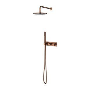 Душевая система Omnires Contour скрытого монтажа, brushed copper (SYSCT10CPB) 21882 фото