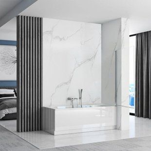Шторка для ванної Rea Lagos 70x140 прозора, хром (REA-W7639) 24562 фото