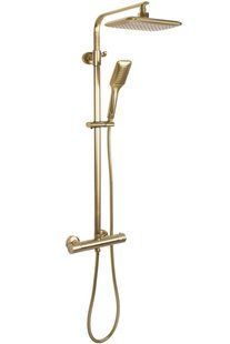 Душова система з термостатом Rea Tom gold brushed (REA-P5004) 21253 фото