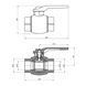 Кран шаровой PPR GrandiTherm 50 мм CV018039 фото 2