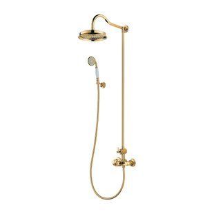 Душевая система с термостатом Omnires Armance gold (AM5244-6GL) 19654 фото