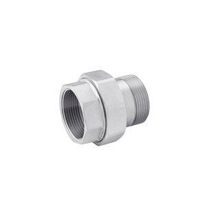 Згін-американка пряма Karro 2" ВЗ нікельована KR-3102 CV013198 фото