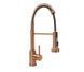 Смеситель для кухни Rea Colin с пружиной и выдвижным изливом brushed copper (REA-B5459) 23485 фото 10