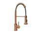 Смеситель для кухни Rea Colin с пружиной и выдвижным изливом brushed copper (REA-B5459) 23485 фото 1