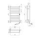 Полотенцесушитель электрический Kroner KRP Hitze-Stern SCH8753-10T CV035345 фото 2